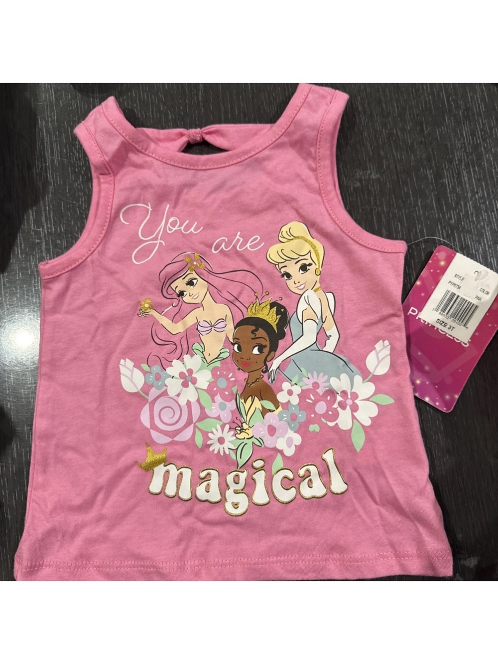 Disney Princess Baby T-Shirt Size 3T, Cartoon Graphic